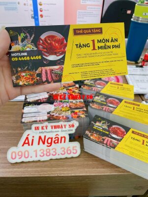 In thẻ quà tặng Voucher quán ăn nhà hàng vườn ẩm thực - INKTS2039