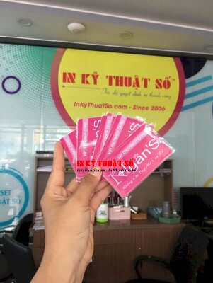 In thẻ Vip Member Beauty Spa, nhựa dày, in 2 mặt, ép mờ, bo góc - INKTS307