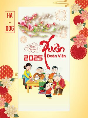 In bao lì xì Tết Đoàn Viên 2025 Xuân Đoàn Viên - Mã HA006 - INKTS2644