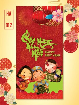 In bao lì xì cute Việt Nam Hàn Quốc - Mã HA012 - INKTS2650