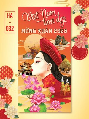 In bao lì xì sang trọng Việt Nam Tươi Đẹp cho công ty du lịch, tour, lữ hành - Mã HA032 - INKTS2670