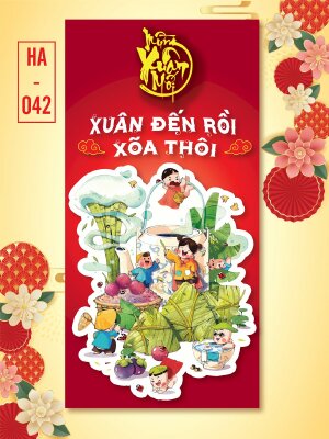 In bao lì xì truyền thống Xuân Đến Rồi Xõa Thôi - Mã HA042 - INKTS2601