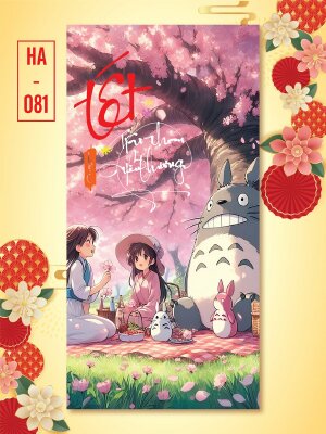 Thiết kế bao lì xì Anime Nhật Bản My Neighbor Totoro - Mã HA081 - INKTS2640