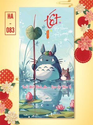 In bao lì xì Totoro Tuổi Mới Bình An Vạn Sự Như Ý - Mã HA083 - INKTS2642