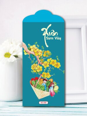 In bao lì xì giá sỉ Xuân Sum Vầy - Mã HC058 - INKTS2454