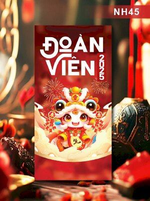 Đặt in bao lì xì Đoàn Viên 2025 - Mã NH45 - INKTS2581