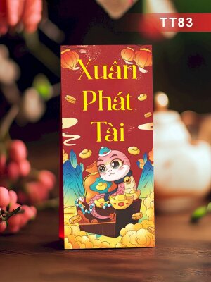 In phong bao lì xì theo yêu cầu Xuân Phát Tài - Mã TT83 - INKTS2700