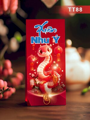 In phong bao lì xì năm mới Xuân Như Ý - Mã TT88 - INKTS2705