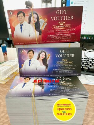 In Voucher quà tặng khuyến mãi Phòng khám thẩm mỹ da liễu & Spa gội đầu chăm sóc da - INKTS2869