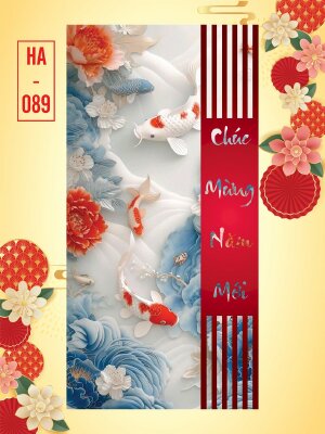 In bao lì xì Cá Chép Vờn Sen Chúc Mừng Năm Mới - Mã HA089 - INKTS2731