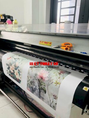 Đặt in tranh Canvas từ ảnh AI vẽ hoa hồng flowers florals - INKTS3051