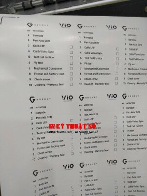 In nhãn Check list công việc No Activites, tem Decal giấy không cán màng để check note bằng bút mực, bút chì, bút lông - INKTS3089