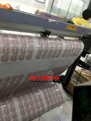 In tem nhãn thành phần, thông tin sản phẩm dán bao bì, tem Decal sữa in mực dầu cán màng bóng, bế theo viền - INKTS3091