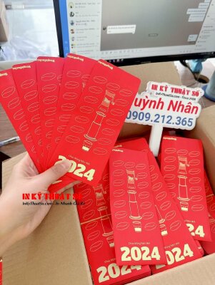 In bao lì xì ép kim vàng chuỗi nhà rang xay cà phê đặc sản tại Việt Nam - INKTS1055