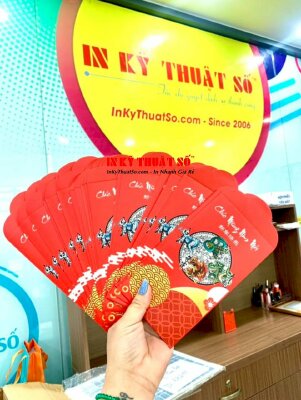 In bao lì xì logo shop, công ty, hội nhóm - INKTS212