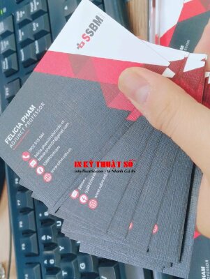 In danh thiếp giấy mỹ thuật nhũ bạc, in card visit trợ giảng, giảng viên thỉnh giảng Adjunct Professor - INKTS841