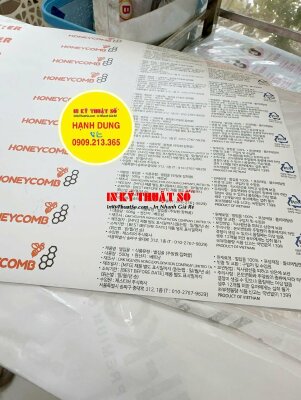 In tem PP dán niêm phong thực phẩm, in tem Offset số lượng lớn - INKTS3293