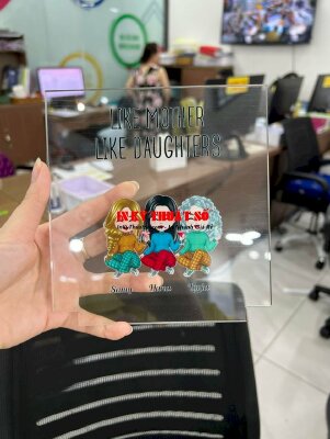 In ảnh Mica trong mực UV có lót trắng phần in - INKTS266