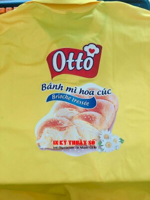 In áo thun đồng phục cho nhân viên tiếp thị sản phẩm bánh mì - INKTS1171