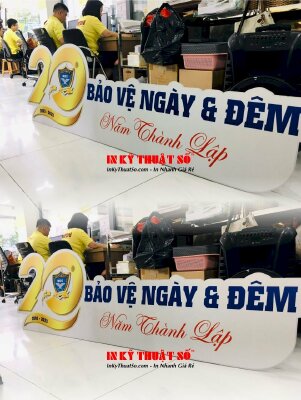 In bảng kỷ niệm 20 năm thành lập công ty từ Formex - INKTS1160