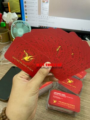 In card visit phó chủ tịch hiệp hội, in card bo góc 2 mặt - INKTS747