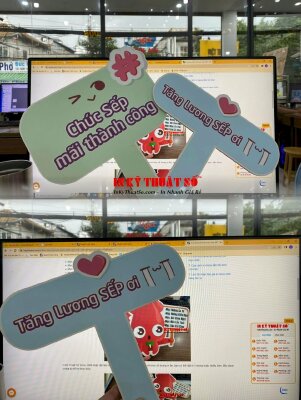 In hashtag cầm tay chúc sếp mãi thành công - hashtag tăng lương sếp ơi - INKTS459