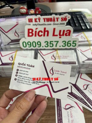 In name card giám đốc kinh doanh công ty du lịch lữ hành - INKTS3300