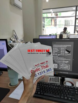 In nhãn UV DTF dán thiệp mica trong suốt, bảng mica Acrylic sang trọng - INKTS806