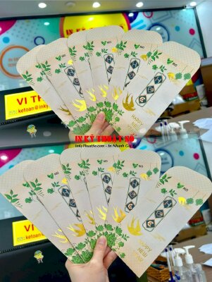 In phong bao lì xì ép kim logo doanh nghiệp - INKTS237
