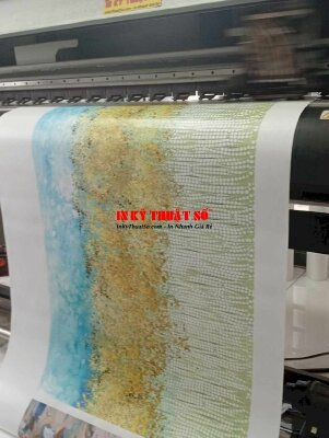 In tranh Canvas rừng cây bạch dương nghệ thuật trừu tượng - INKTS3297