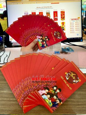 In bao lì xì Tết cho trưởng Dòng Họ trao tặng con cháu - INKTS199