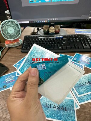 In decal 2 mặt giới thiệu sản phẩm nước súc miệng - INKTS427