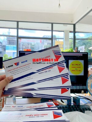 In phiếu bảo hành thiết bị công nghiệp - INKTS603