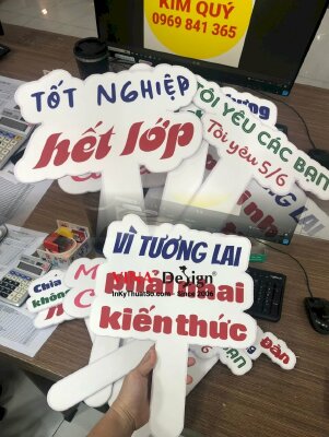 In bảng hashtag cầm tay chụp ảnh tốt nghiệp, bế giảng, khai giảng, chụp ảnh kỷ yếu - INKTS316