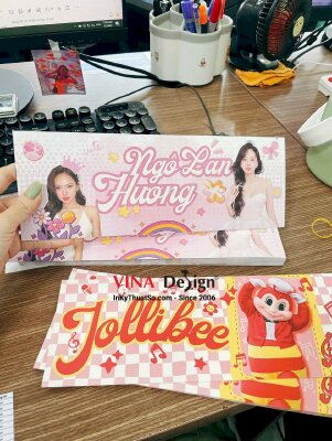 In banner giấy cầm tay Offline Idol, Off fan meeting ca sĩ - INKTS3414