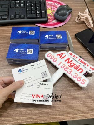 In card giấy mỹ thuật K02, card visit CFO, CTO công ty Hàn Quốc - INKTS684