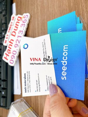 In card giấy mỹ thuật K08, card visit MIS Director Giám đốc quản lí Hệ thống thông tin - INKTS659
