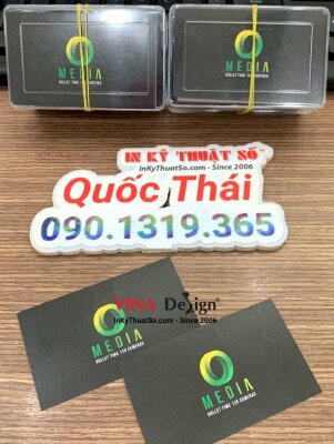 In card visit giấy mỹ thuật Econo 350gsm, card visit Account Manager - INKTS1071