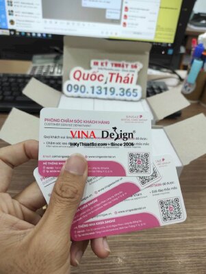 In card visit nha khoa phòng khám tư - INKTS972