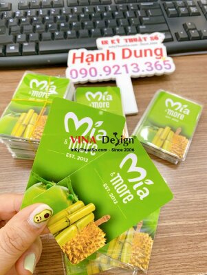 In card visit nhựa song ngữ Anh - Việt, hàng gửi đi Mỹ từ TPHCM - INKTS576