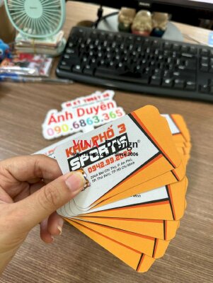 In card visit shop quần áo thể thao, đồng phục bóng đá - INKTS585