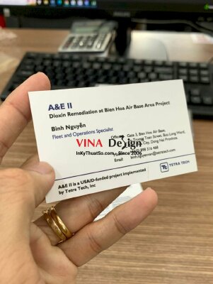 In danh thiếp lấy liền, danh thiếp Feet and Operations Specialist - INKTS1160