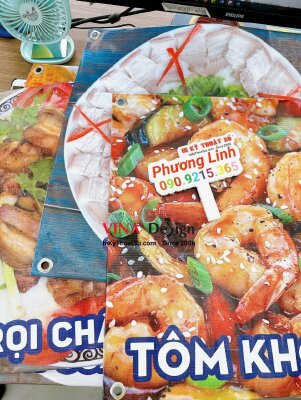 In hình đồ ăn cho quán cơm trưa văn phòng - INKTS590