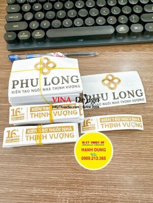 In logo UV DTF dán mũ bảo hộ lao động - INKTS3422
