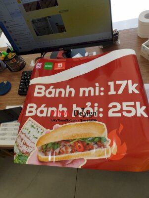 In menu dán xe bán đồ ăn sáng - INKTS406