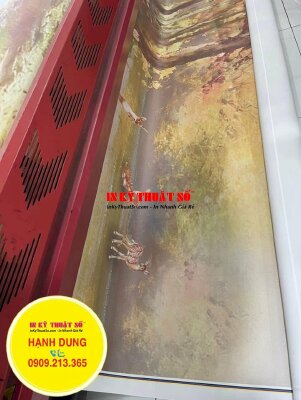 In phông nền chụp ảnh Studio khổ 3m trên nền vải Canvas dầu mờ - INKTS1120