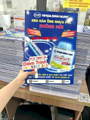 In Poster banner quảng cáo trang trí giới thiệu sản phẩm dán tường tại cửa hàng - INKTS507