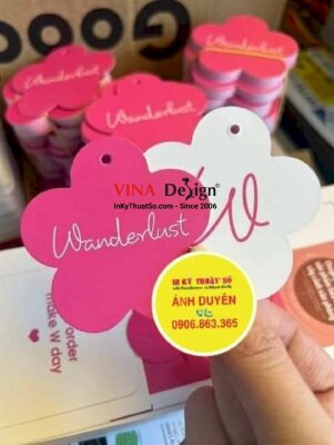 In tag giấy quần áo, in tag treo quần áo, in thẻ bài quần áo shop thời trang - INKTS926