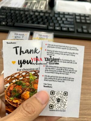 In thiệp cảm ơn mua hàng, card Thank You đẹp - INKTS1165