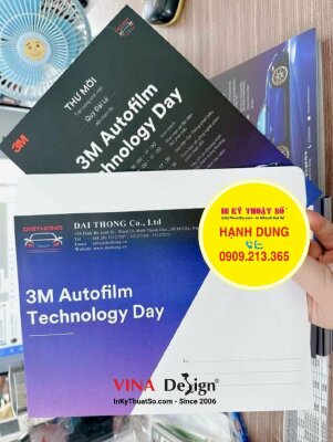 In bao thư A5 (16 x 23 cm), bao thư thiệp mời sự kiện - INKTS859